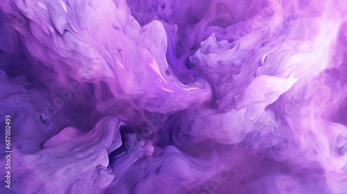 Purple ink in water. Abstract background. Fantasy fractal texture. Digital art. 3D rendering.