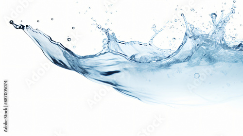 Abstract clear water splash