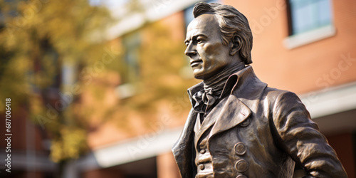 Bust/Statue of Immanuel Kant, German philosopher and one of the central Enlightenment thinkers. photo