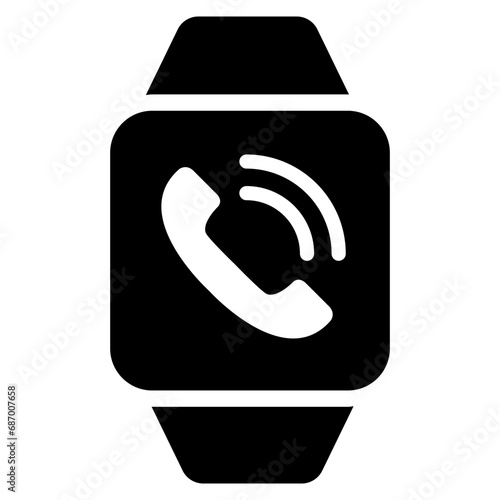 Smartwatch calling icon