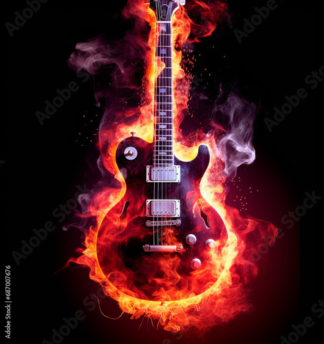 Fiery Rock n' Roll Guitar