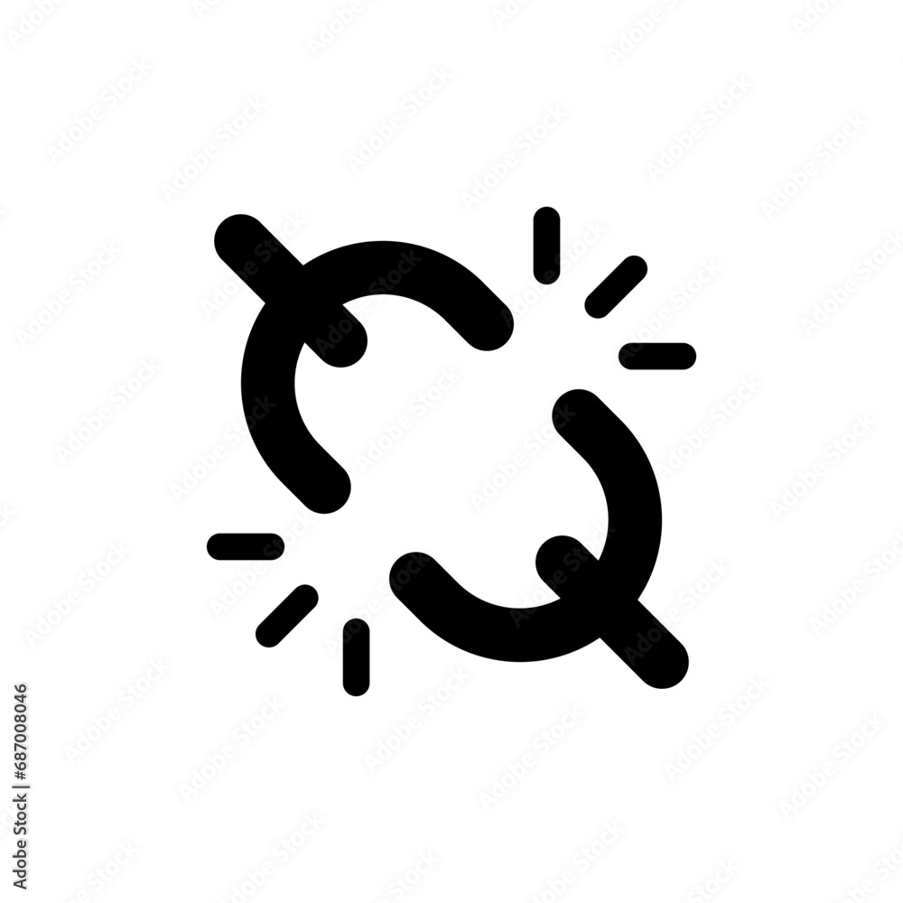 Unchain, freedom icon Unchain, freedom icon