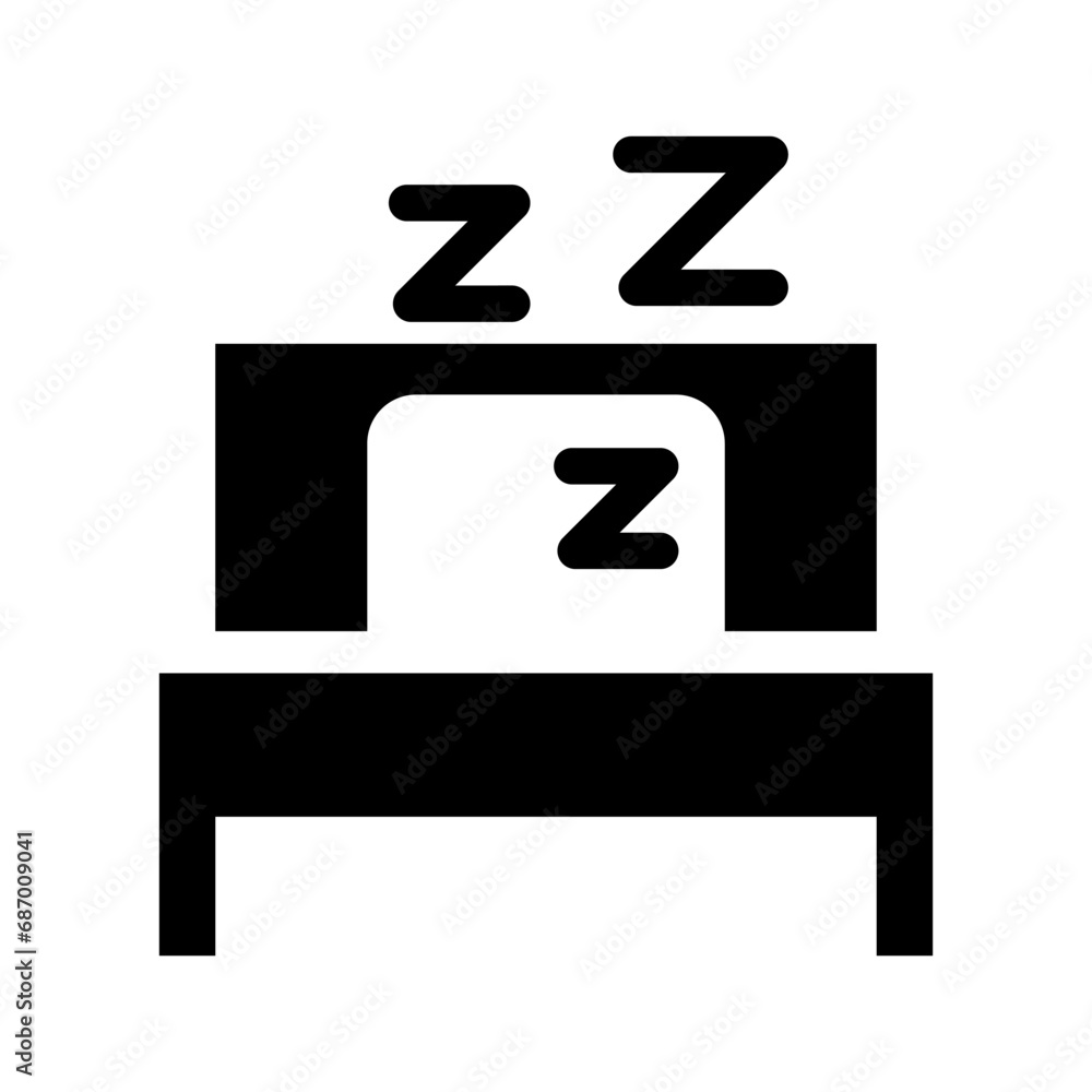Sleeping time icon Sleeping time icon