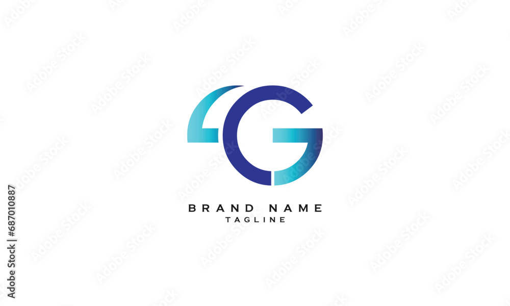 SG, GS, Abstract initial monogram letter alphabet logo design SG, GS, Abstract initial monogram letter alphabet logo design