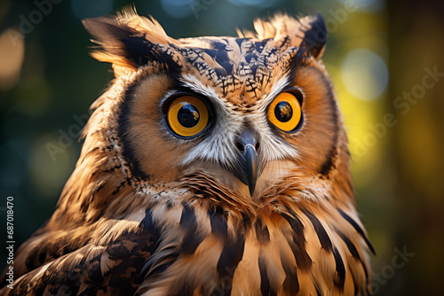 eagle owl portrait © Alex