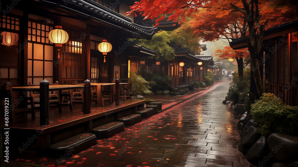 Fototapeta premium 秋の京都 | Kyoto in autumn Generative AI
