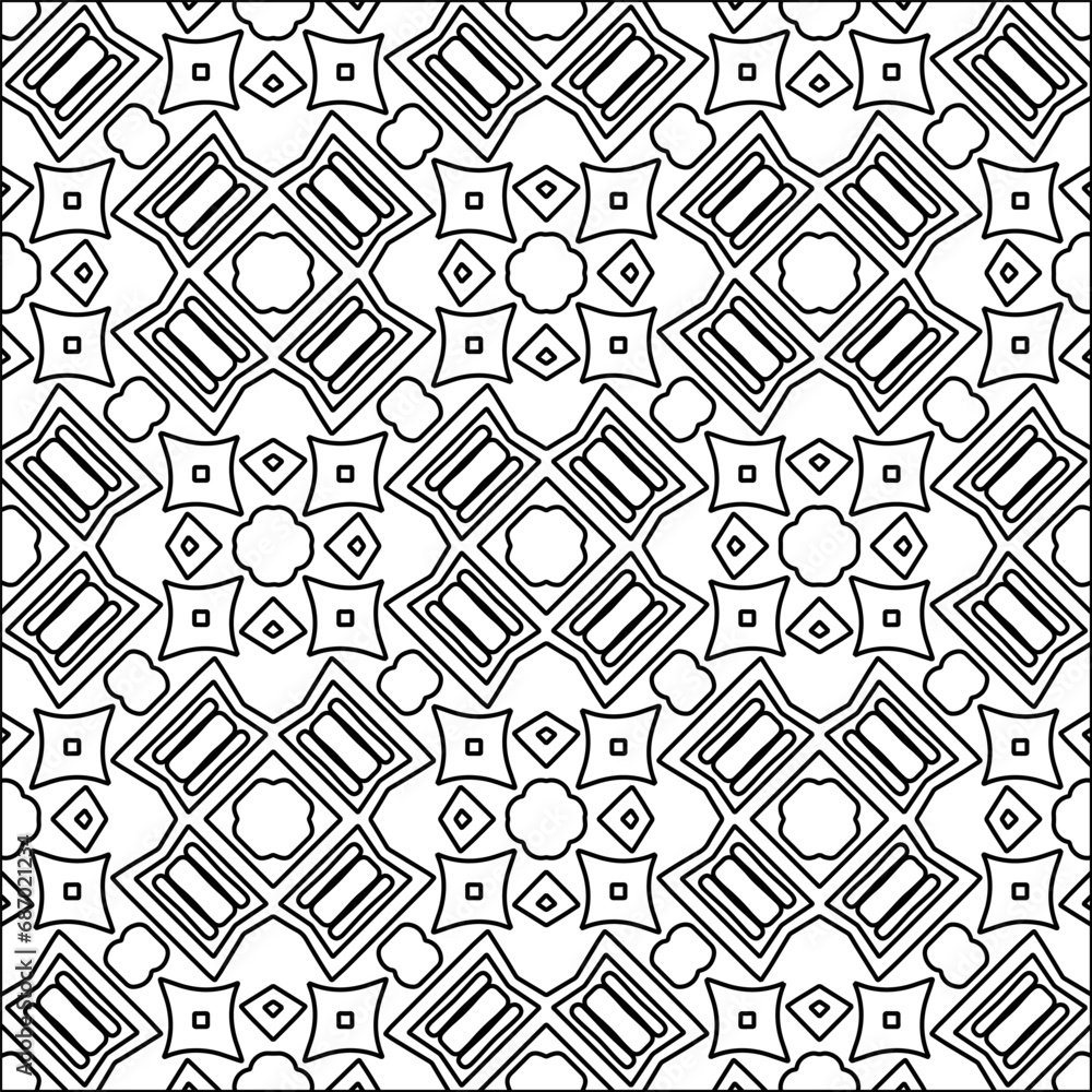 Figures from lines.Abstract background. Black pattern for web page, textures, card, poster, fabric, textile. Repeat pattern.
Figures from lines.Abstract background. Black pattern for web page, textures, card, poster, fabric, textile. Repeat pattern.