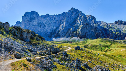 Puertos de Aliva or Aliva in the Picos de Europa natural park, Cantabria, Spain