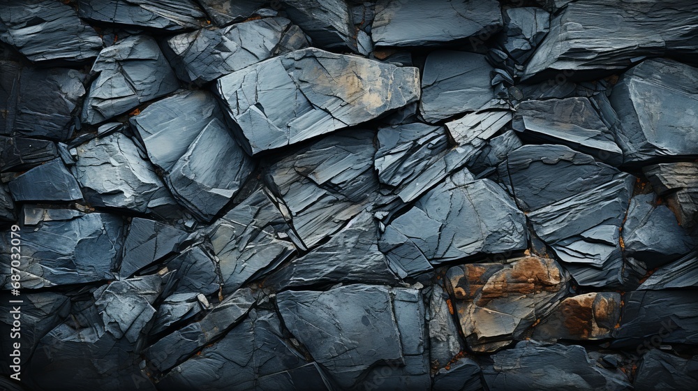 A close-up view of a textured rock background