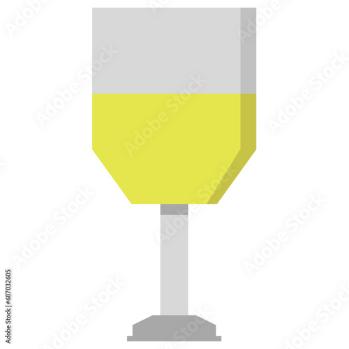 Sparkling wine glass