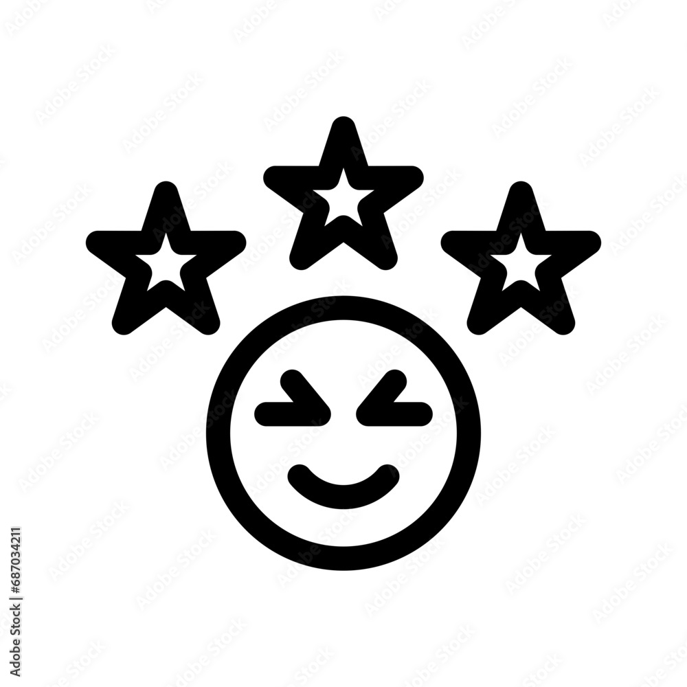 Rating Icon Vector Symbol Design Illustration Rating Icon Vector Symbol Design Illustration