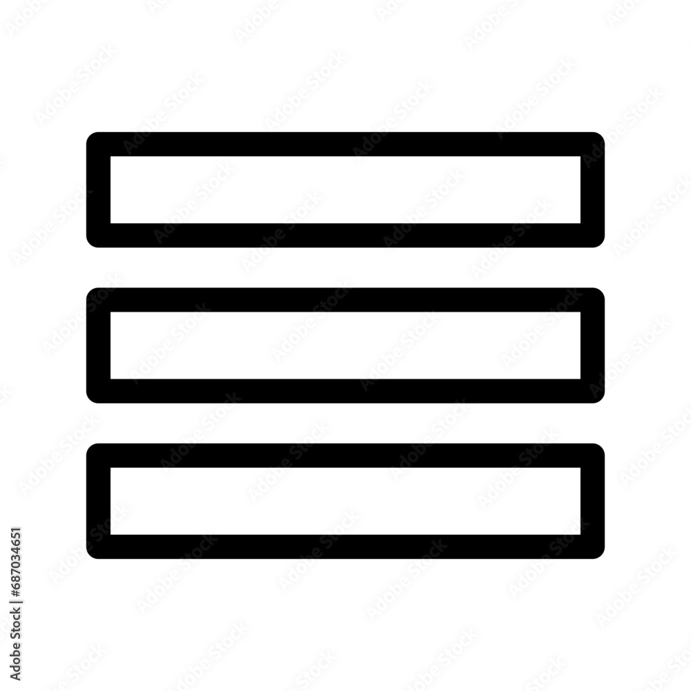 Menu Icon Vector Symbol Design Illustration Menu Icon Vector Symbol Design Illustration