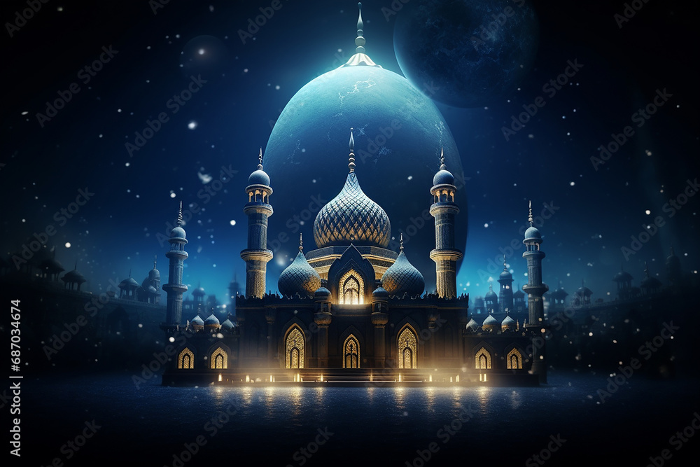 Mosque Background Design