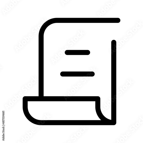 Invoice Icon Vector Symbol Design Illustration
