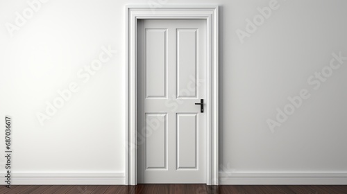 Contemporary PVC door showcased against a white background