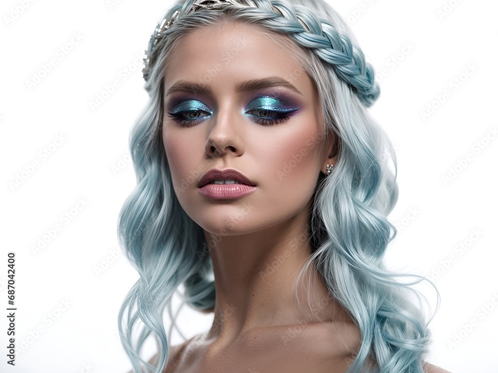 Frost Queen makeup style