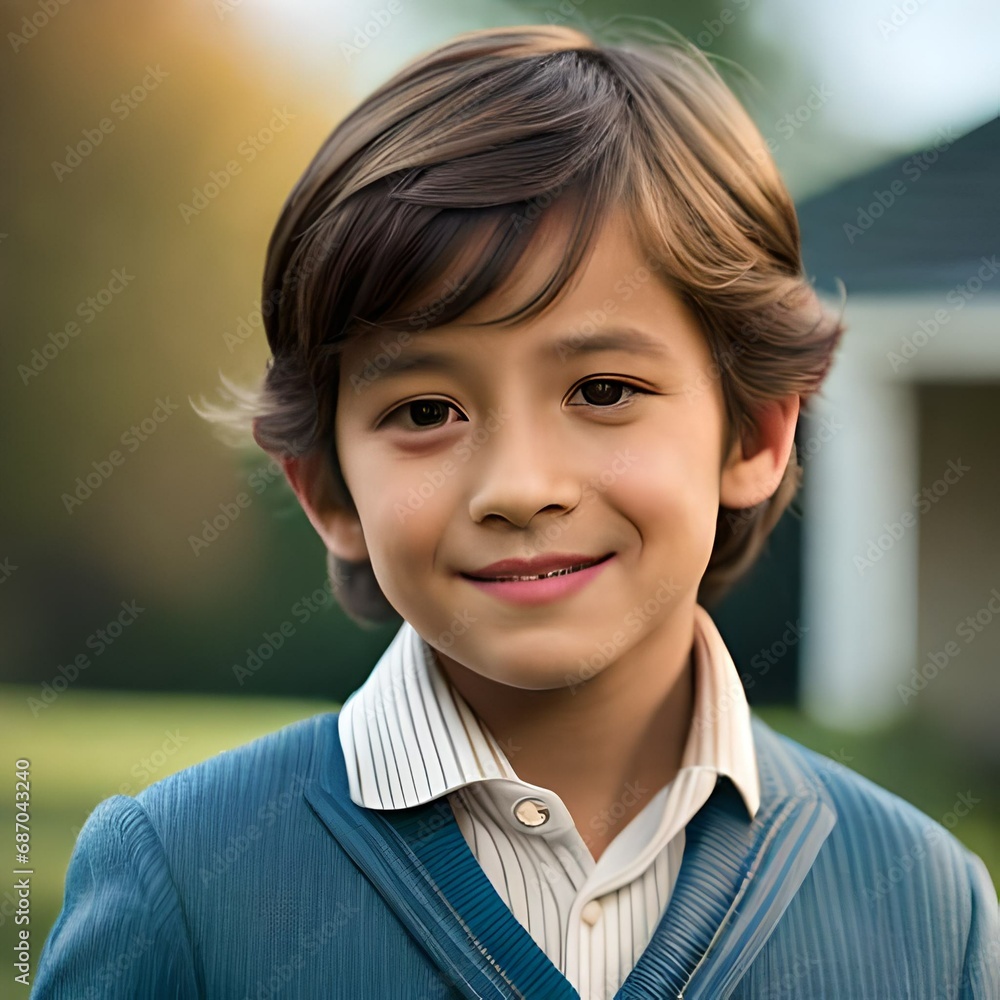 portrait of a smiling child portrait of a smiling child