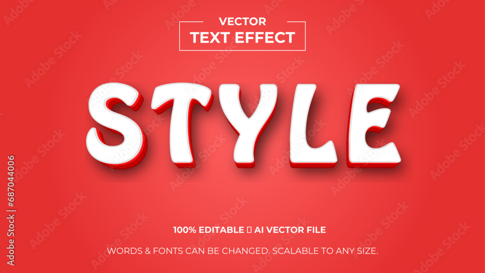 Style 3d editable text effect premium vector. Editable text style effect. 3d cover of business presentation banner for sale event night party. vector illustration Style 3d editable text effect premium vector. Editable text style effect. 3d cover of business presentation banner for sale event night party. vector illustration