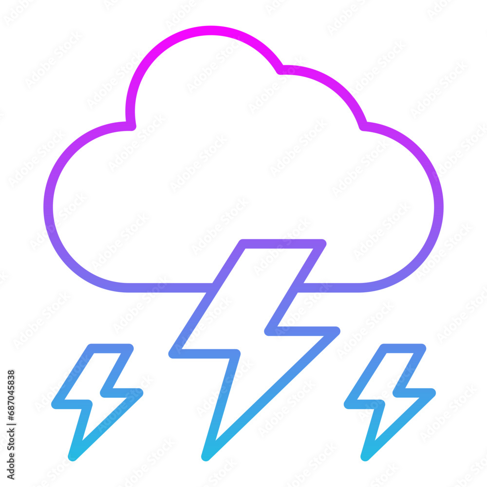 Thunderstorm Icon Thunderstorm Icon
