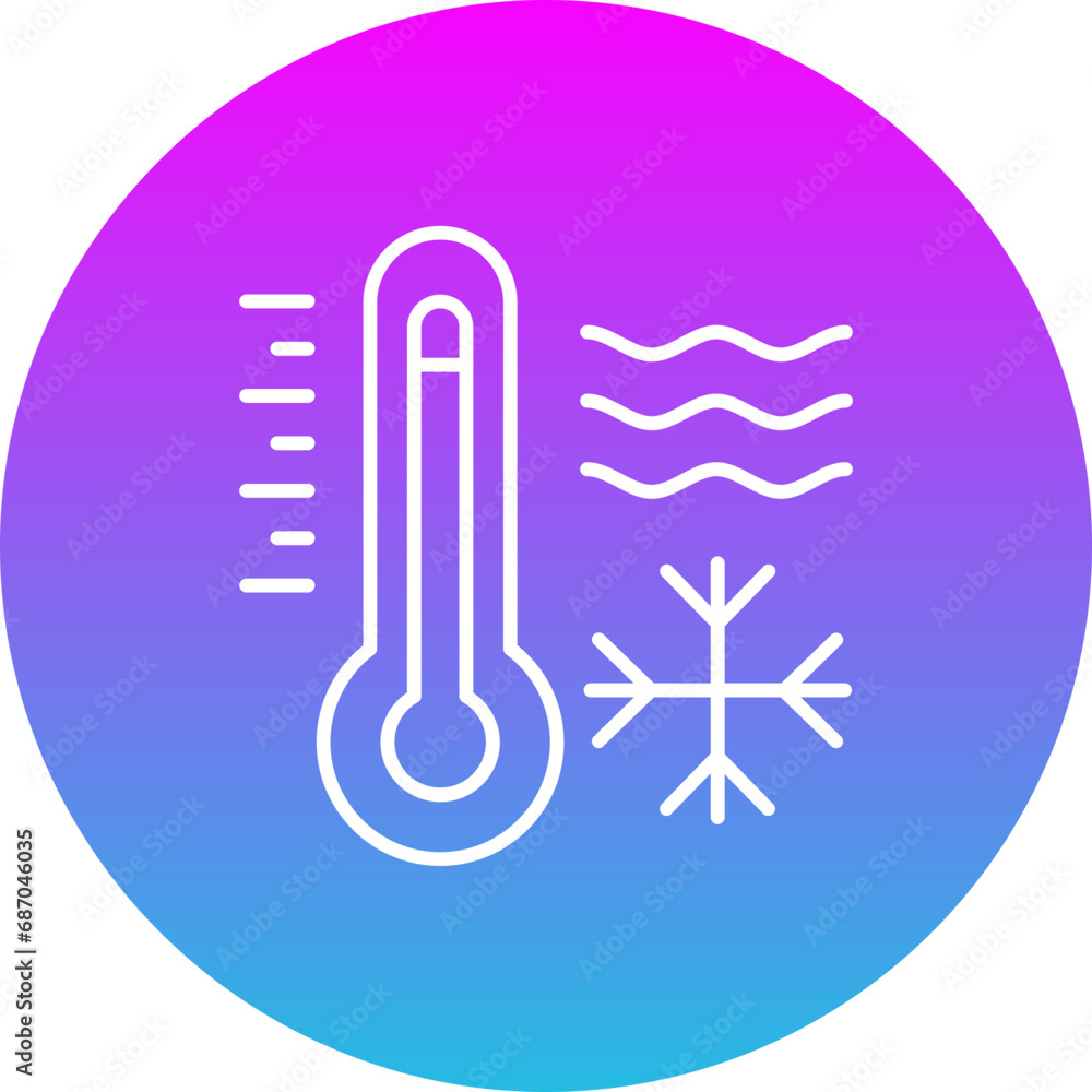 Cold Waves Icon Cold Waves Icon