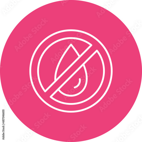 Free Download No Water Icon - GFXLoad