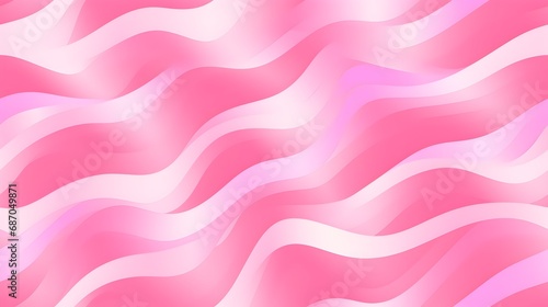 Abstract pink waves, fluid design, vibrant, modern art, graceful curves