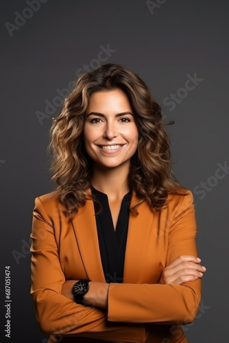 Portrait of beautiful and confident business woman