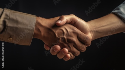 Close Up Picture of Shaking Hands Photography