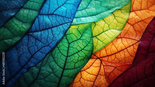 colorful leaves background