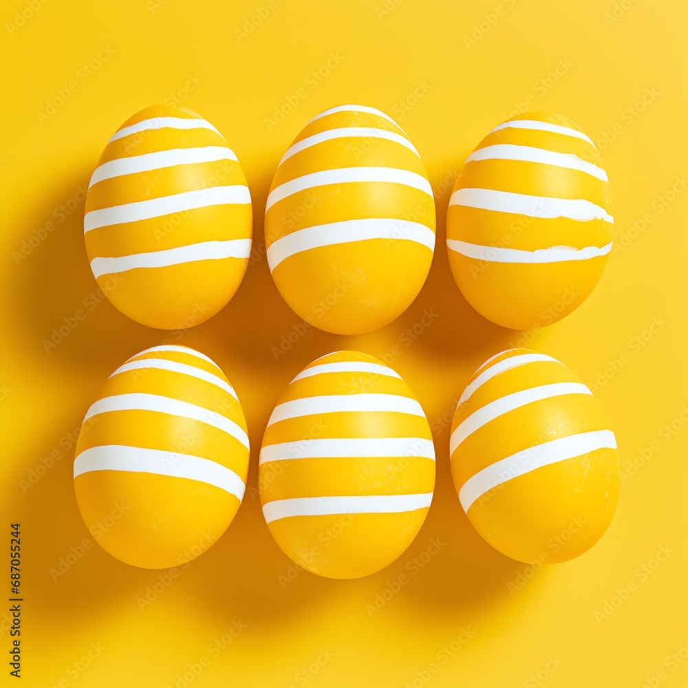 a group of eggs with white stripes