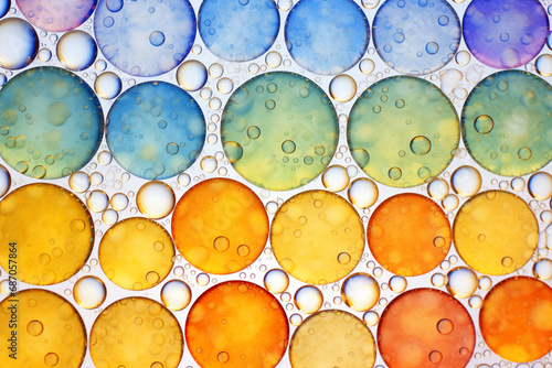 a group of colorful circles