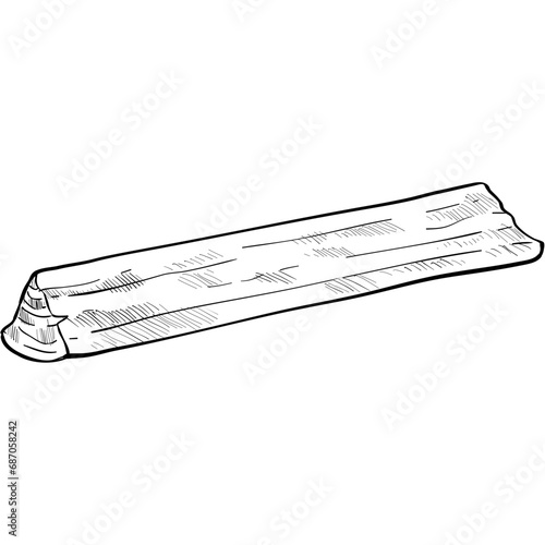 wood handdrawn illustration