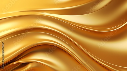 a gold wavy fabric with a few lines