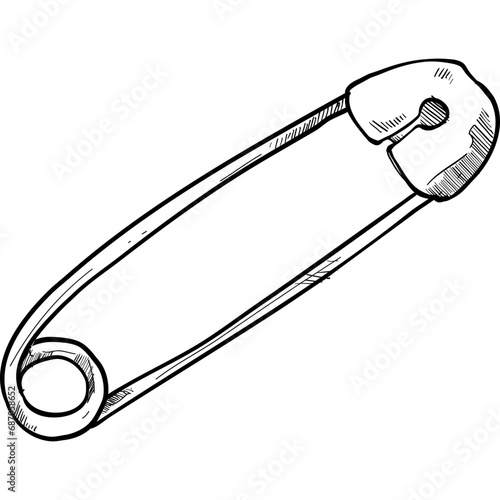 needle handdrawn illustration