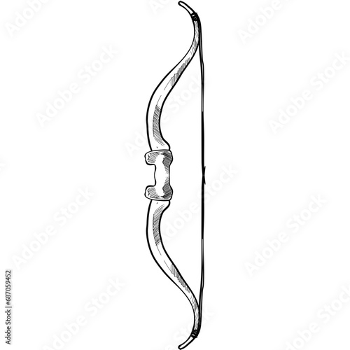 bow handdrawn illustration