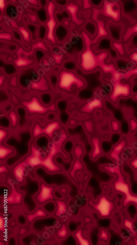 red blood cells flowing into the water