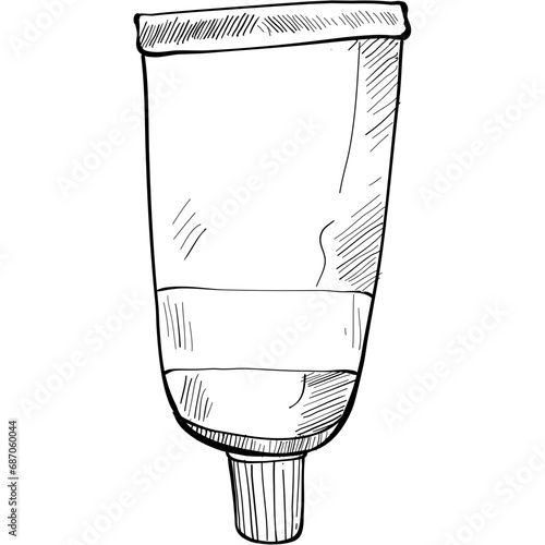 ointment handdrawn illustration