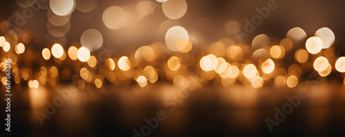 Hintergrund mit Glitter, Lichter, Lichterkette, Funkeln, Sterne in silber, gold, weiß und schwarz als bokeh Banner