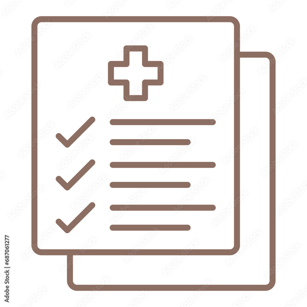 Obraz premium Report Icon