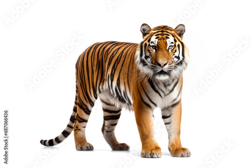 Tiger isolated on white background.generative ai © Ivan