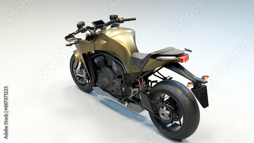 Concept 2 - 3D Motorcycle concept design