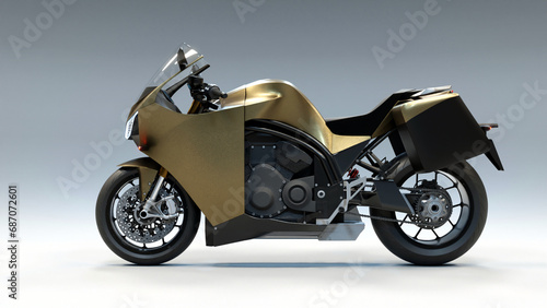 Concept 2 Touring - 3D Motorcycle concept design