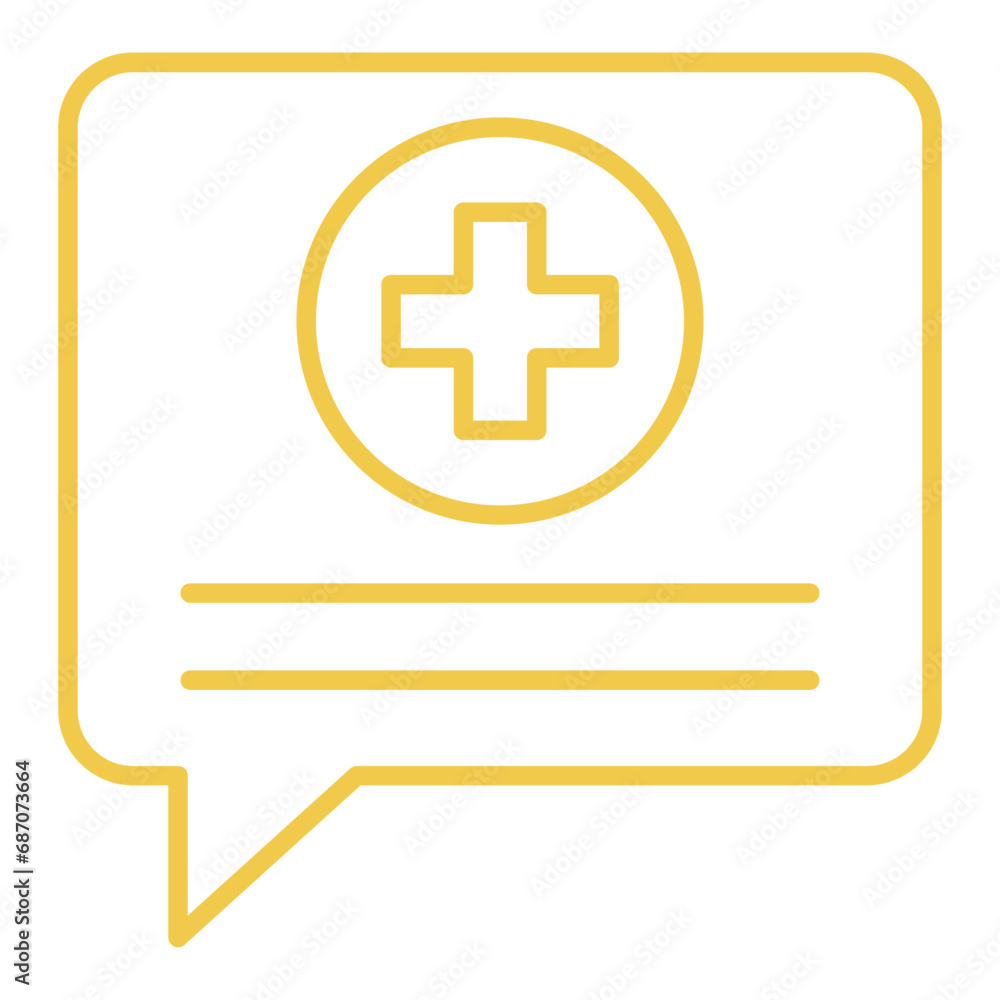 Obraz premium Medical App Icon