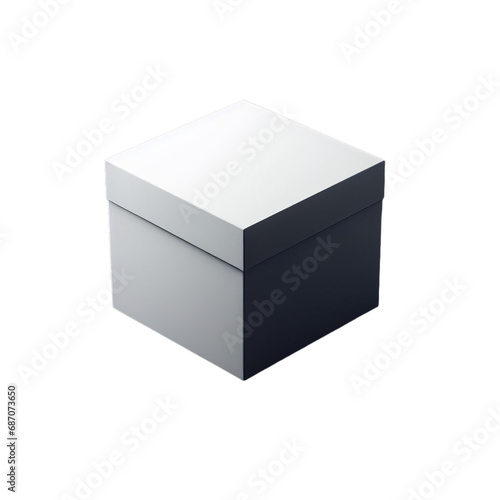 white box png no background for mockup