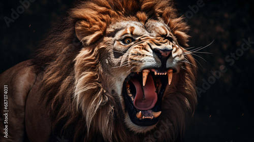 A close up of a lion © UsamaR