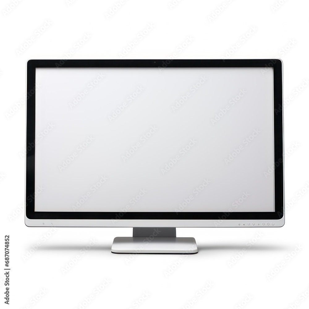 Computer monitor isolated on white background Computer monitor isolated on white background
