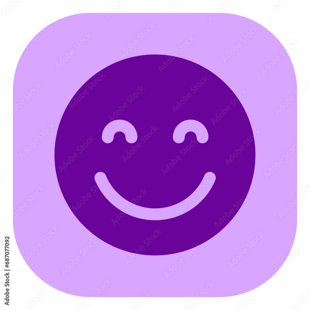 Editable friendly, smiling face vector icon. Part of a big icon set family. Perfect for web and app interfaces, presentations, infographics, etc Editable friendly, smiling face vector icon. Part of a big icon set family. Perfect for web and app interfaces, presentations, infographics, etc