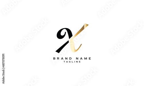 XL, LX, Abstract initial monogram letter alphabet logo design