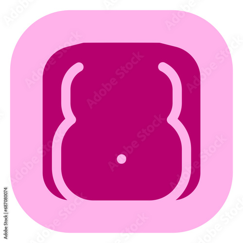 Editable overweight body vector icon. Part of a big icon set family. Perfect for web and app interfaces, presentations, infographics, etc