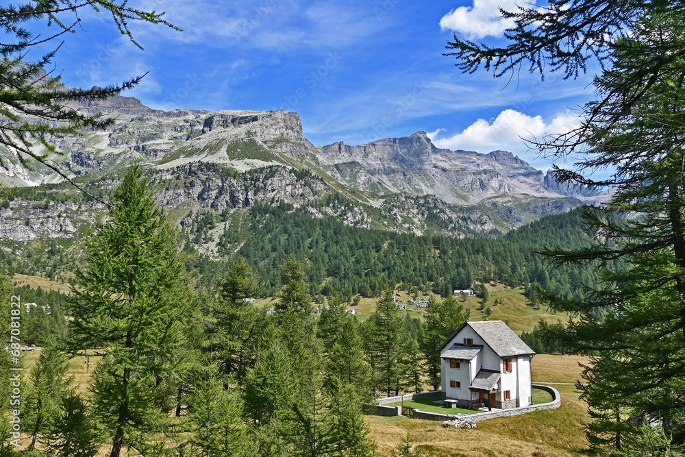 Baite e case sull'altipiano del Parco Naturale Alpe Veglia e Alpe Devero, Valle d'Ossola - Piemonte	